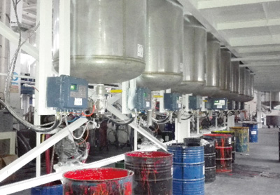 在油漆調色配料系統中的應用