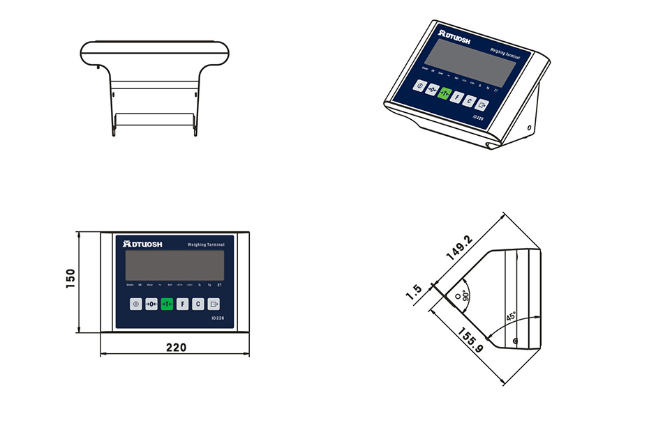 工業計重儀表226